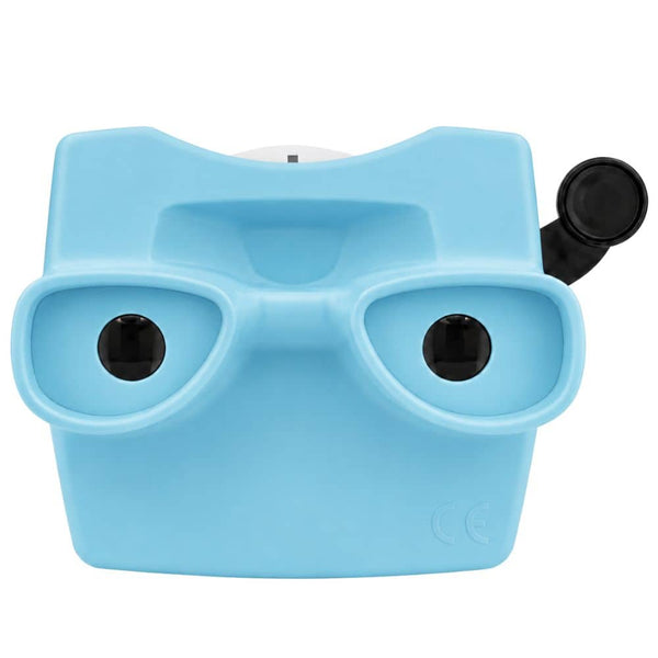Retro 3D-Betrachter mit räumlichem Bildeffekt - Blau