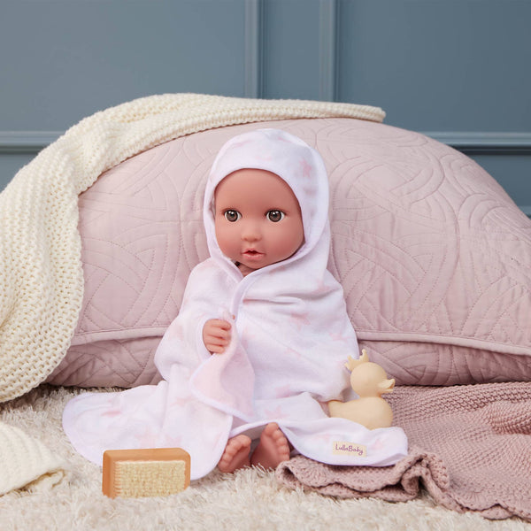 Badeset für Puppen mit Handtuch und Zubehör