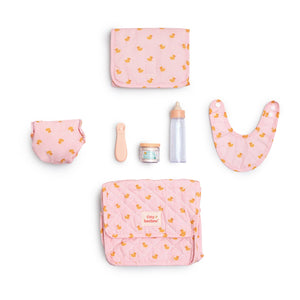 Tiny Harlow Puppen-Wickeltasche mit Zubehör - Pink Ducky - Ansicht 6