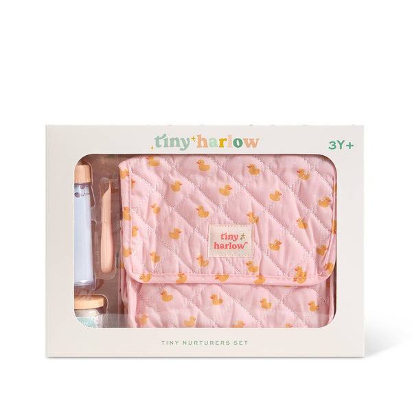 Tiny Harlow Puppen-Wickeltasche mit Zubehör - Pink Ducky - Ansicht 2