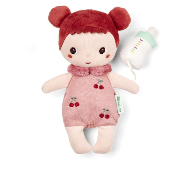 Babypuppe Pop Mio von Lilliputiens mit Fläschchen