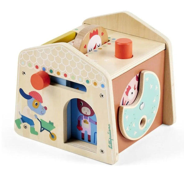 Activity-Haus Versteckspiel von Lilliputiens mit beweglichen Elementen