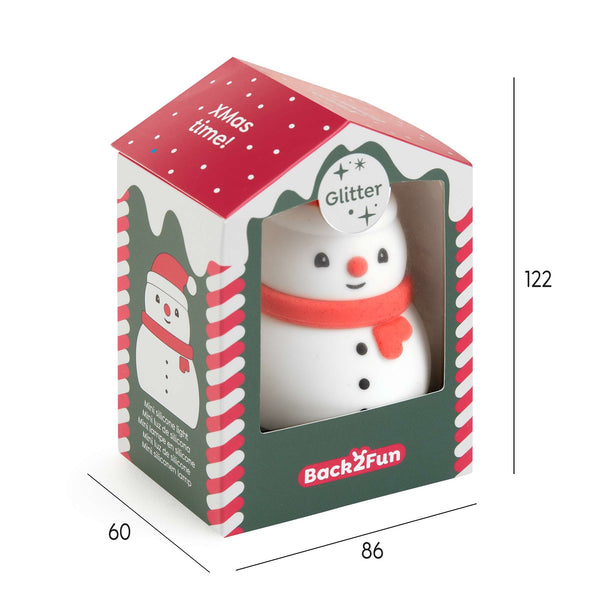 Weihnachtslampe mit drei Leuchtmodi Xmas Time – Schneemann