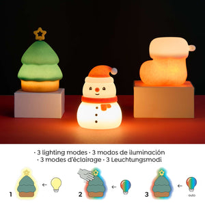 Weihnachtslampe mit drei Leuchtmodi Xmas Time – Tannenbaum