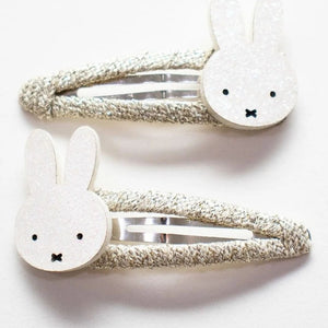 Yuko B. Haarspangen Miffy, Weiß - Ansicht 3