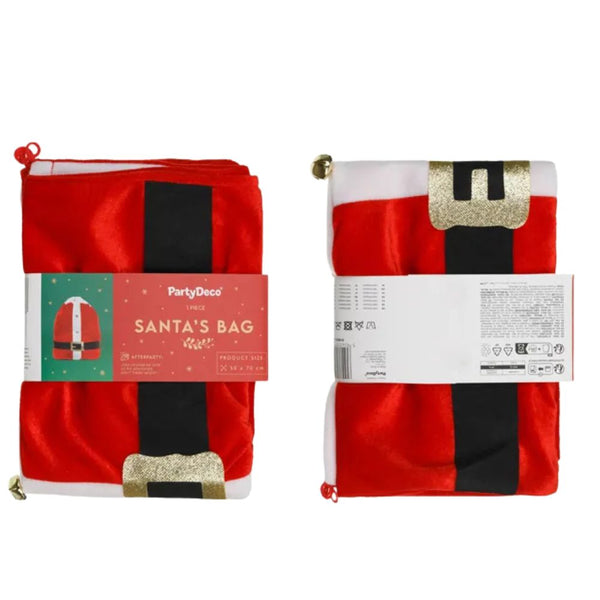 Geschenksack vom Weihnachtsmann – Farbmix (50 x 70 cm)