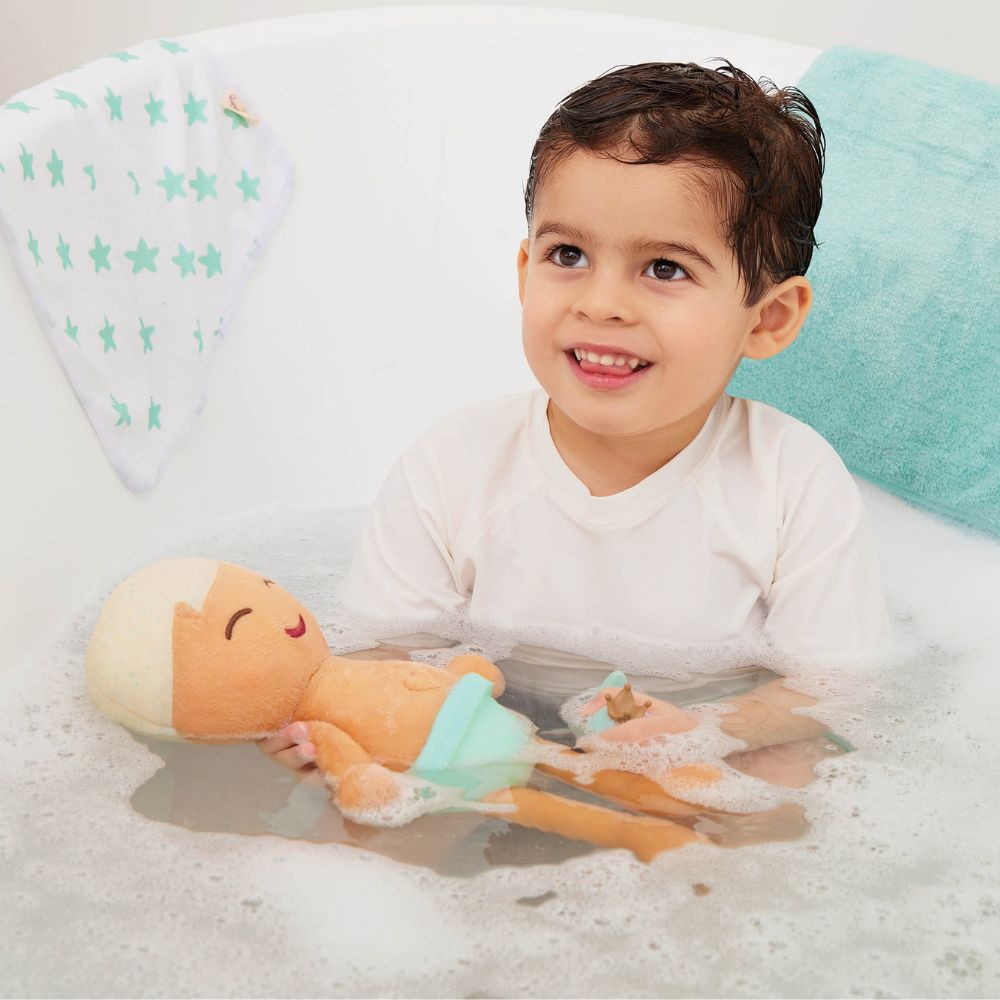 Badepuppe - Bath Doll Junge, blond (35 cm)