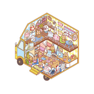 Janod Kreativset Cosy Stickers Trucks - Ansicht 5