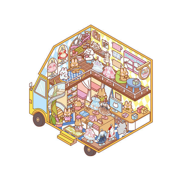 Janod Kreativset Cosy Stickers Trucks - Ansicht 5