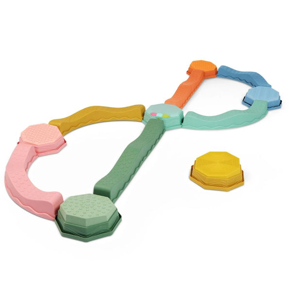 Musikalischer Sensorikpfad - Balance & Groove Set, Soft Colors (14-teilig)