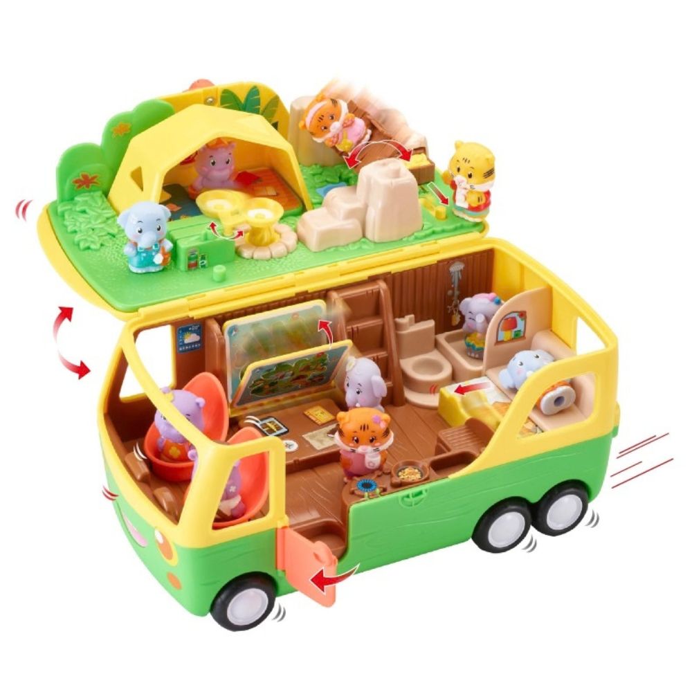 Klorofil Safari Wohnmobil mit Nilpferd Henri