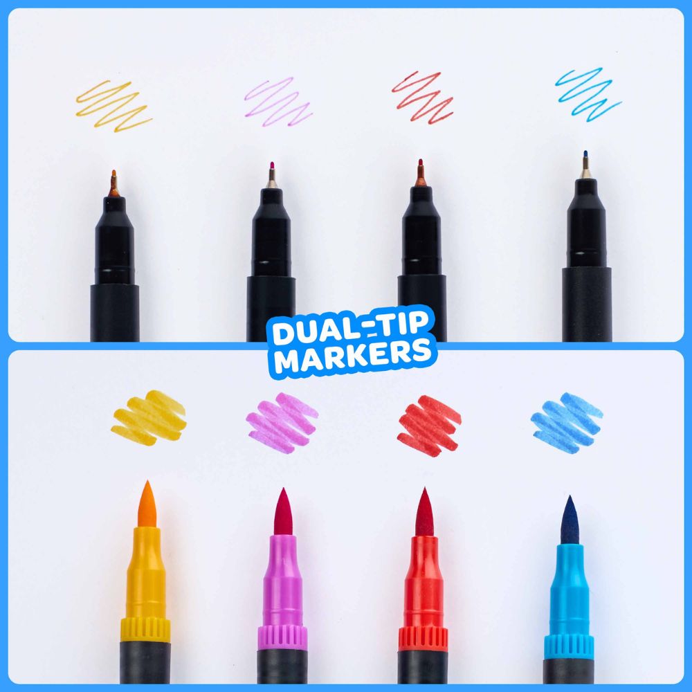 Markers Box von OMY mit 100 Doppelspitz-Markern