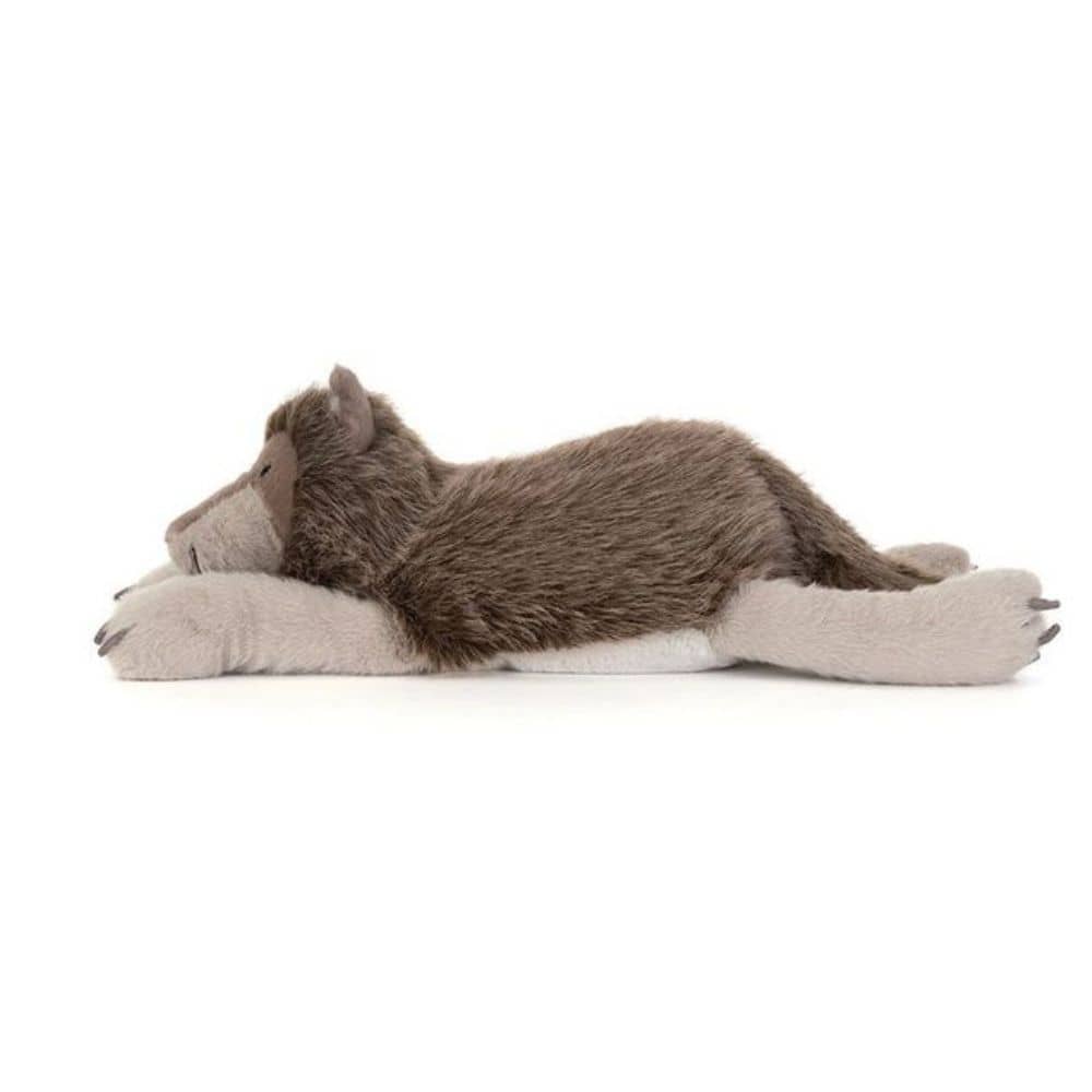 Jellycat Ulrich Wolf - grauer Plüschwolf, 40 cm