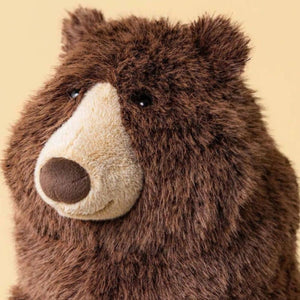 Jellycat Bizzlestomp Bear - brauner Plüschbär, 40 cm - Ansicht 4