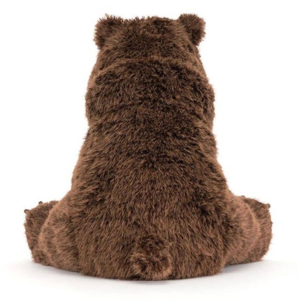 Jellycat Bizzlestomp Bear - brauner Plüschbär, 40 cm