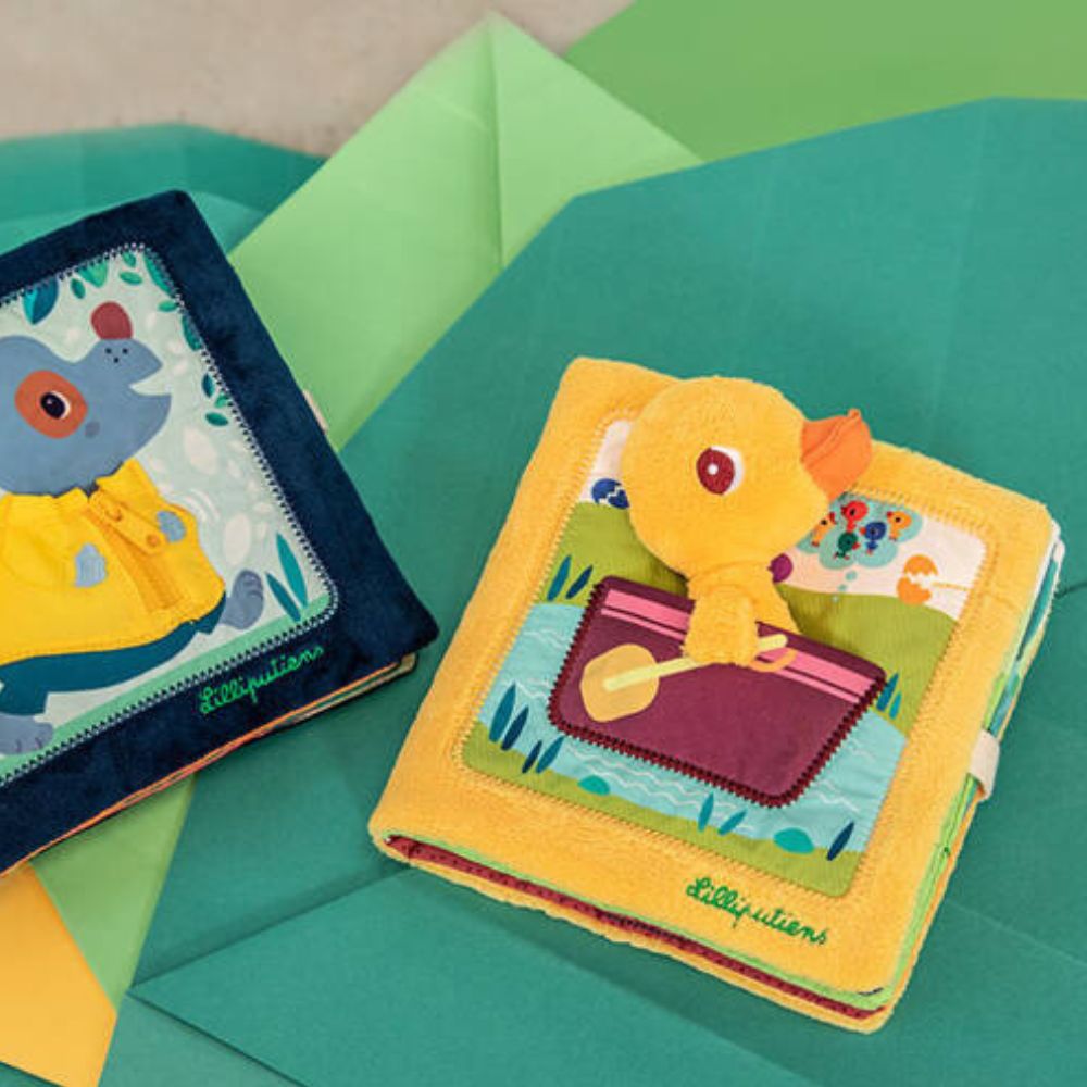 Lilliputiens Stoffbuch Auf dem Bauernhof mit Ente Gaspard auf dem Cover