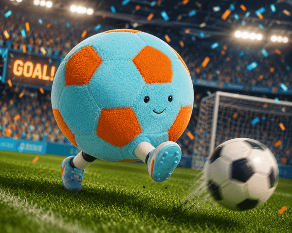 Plüsch-Fußball - Amuseable Fußball (27 cm)