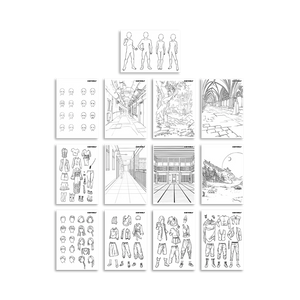 Beleuchtetes Tablet zum Schreiben- und Zeichnenlernen Kidydraw Pro – Manga
