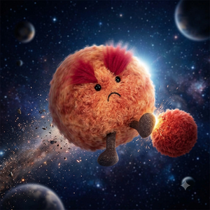 Kuscheltier Lustiger Planet Mars (16 cm)