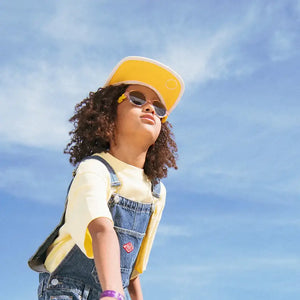 Flexible polarisierte Kindersonnenbrille Pop 7-12 J. - Nude Sun