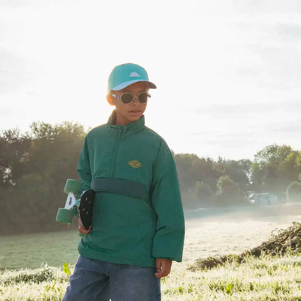 Flexible polarisierte Kindersonnenbrille Pop 4-7 J. - Tea Blackberry