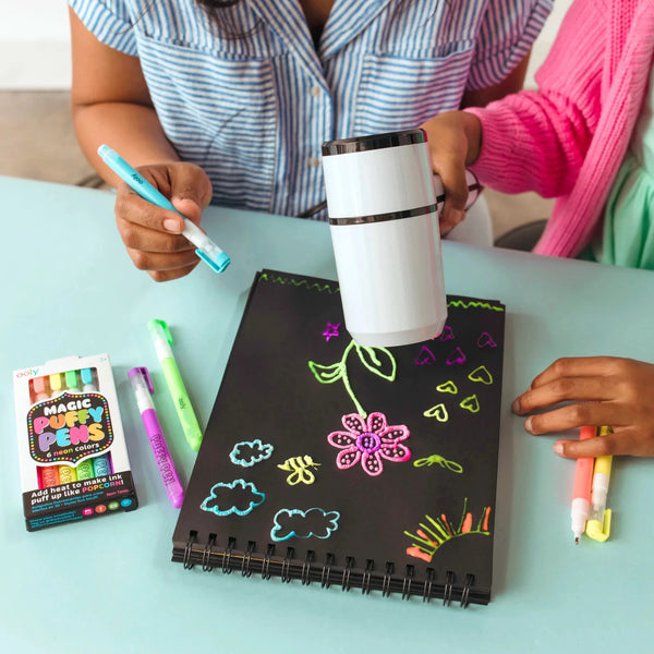 Magic Puffy 3D Marker Set – Neonfarben