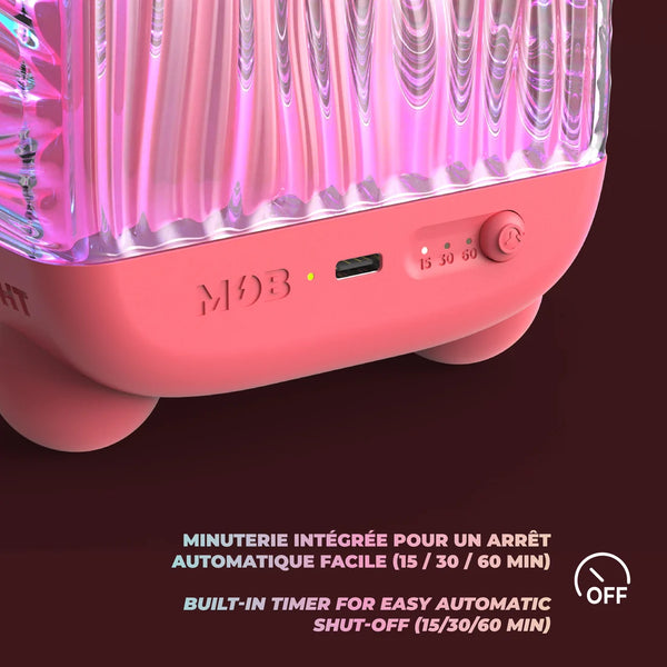 Wavy Light – Projektionslampe & Lautsprecher 3in1 Koralle