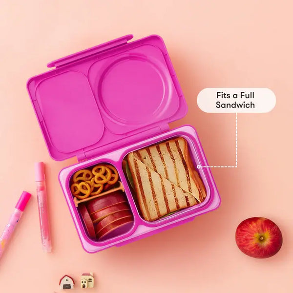 Lunchbox mit Thermosbehälter OmieBox Up - Pop Pink