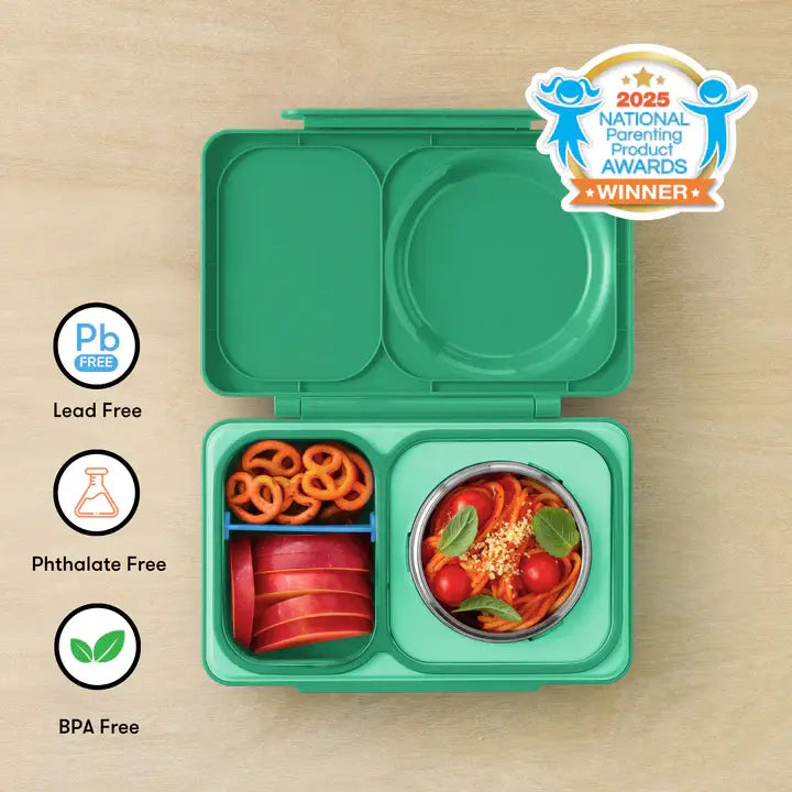 Lunchbox mit Thermosbehälter OmieBox Up - Jade Green