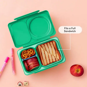 Lunchbox mit Thermosbehälter OmieBox Up - Jade Green