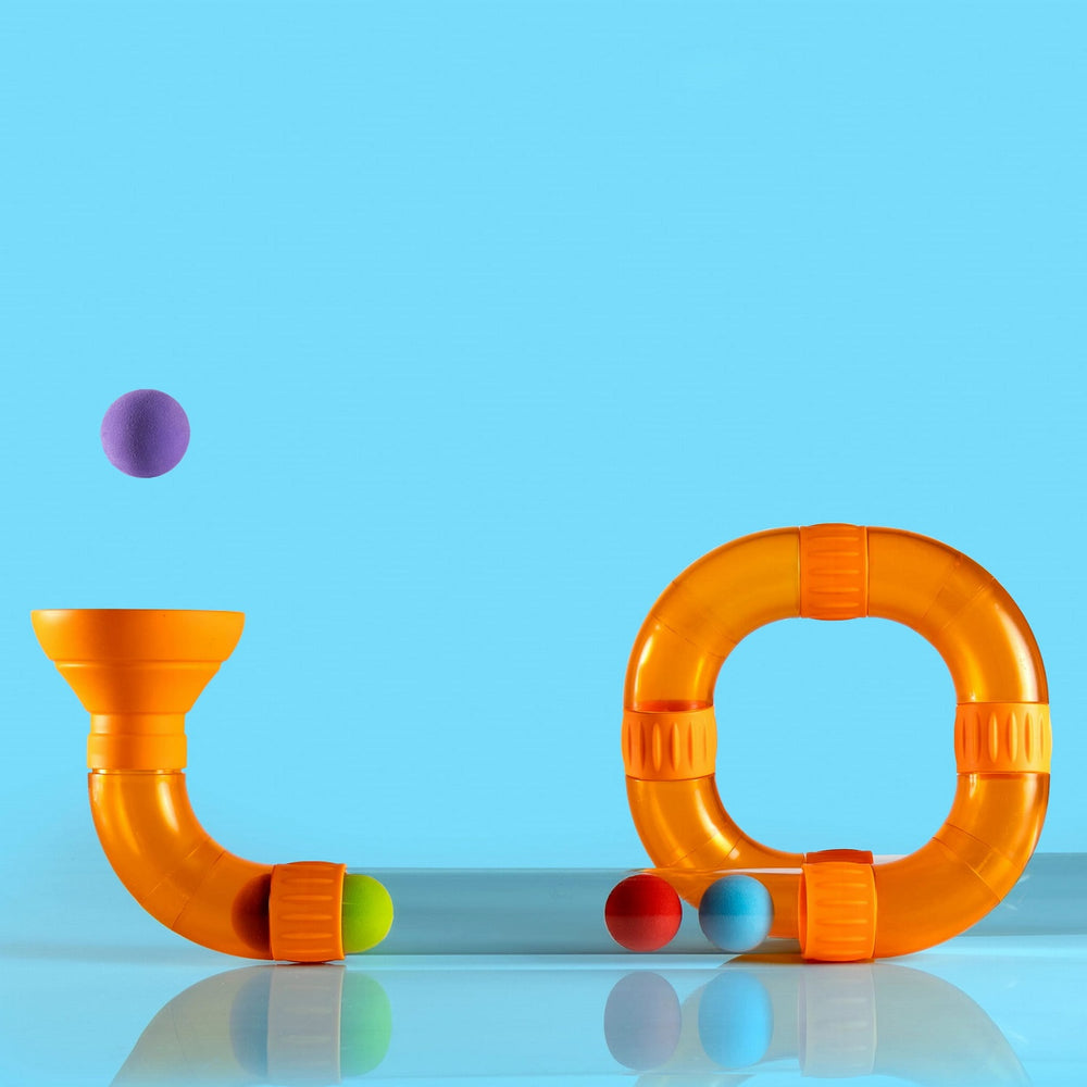 Fat Brain Toys Air Toobz Luftspielzeug bietet lustigen Spielspaß mit bunten Bällen und originellem Design
