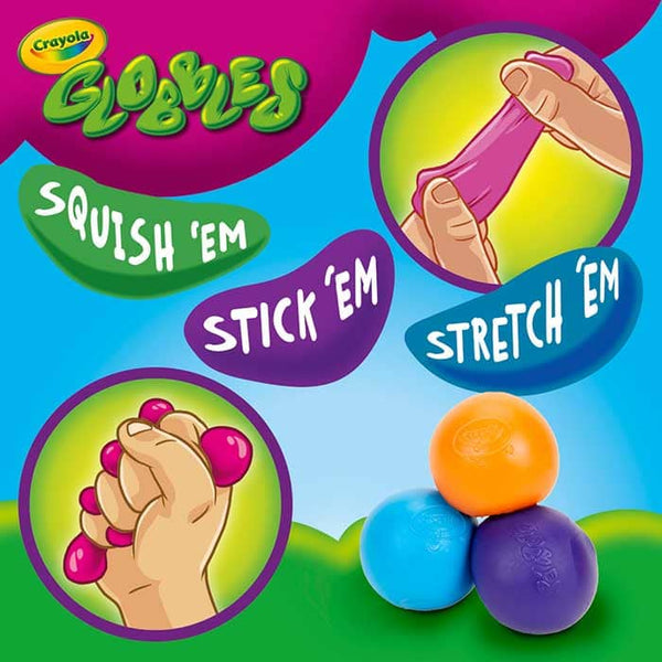 Sensorik-Quetschbälle – Globbles (6 Stück)