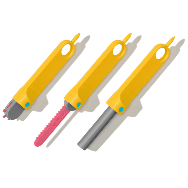 Makedo Bastelwerkzeug Set für Kinder mit bunten, kindgerechten Werkzeugen zum kreativen Basteln