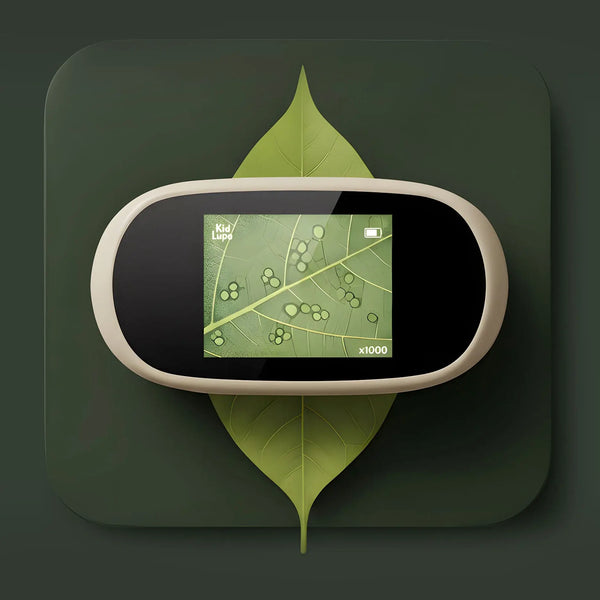 Digitalmikroskop mit Fernglasfunktion 2in1 KidLupe Discovery – beige