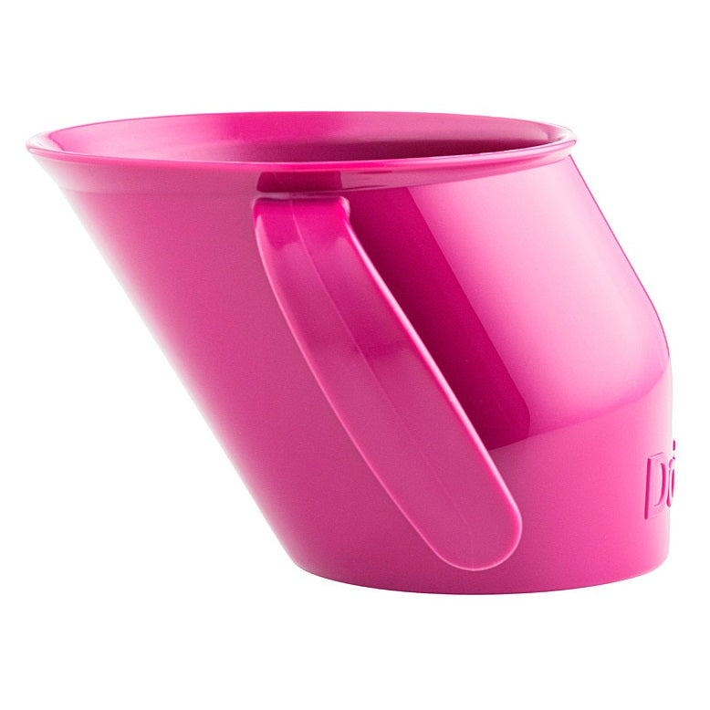 Doidy Cup Fuchsia kaufen - pinkfarbener Lernbecher mit schräger Form und praktischem Griff von Bickiepegs