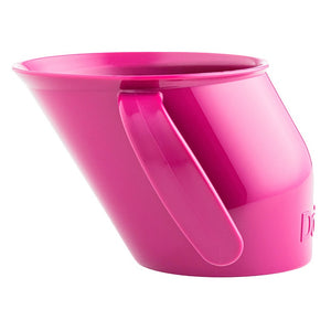 Doidy Cup Fuchsia kaufen - pinkfarbener Lernbecher mit schräger Form und praktischem Griff von Bickiepegs