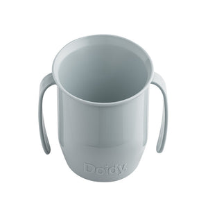 Doidy Cup grau kaufen Bickiepegs Trinkbecher mit zwei Griffen für Kleinkinder