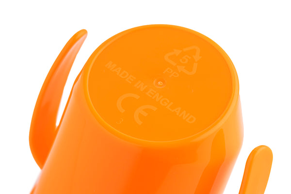 Bickiepegs Kubek in Orange mit Griffen und Made in England Aufschrift Doidy Cup orange kaufen