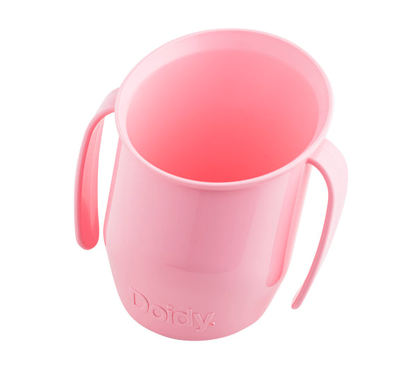 Doidy Cup rosa kaufen – Bickiepegs pinkfarbener Kubek mit Griffen für Kleinkinder