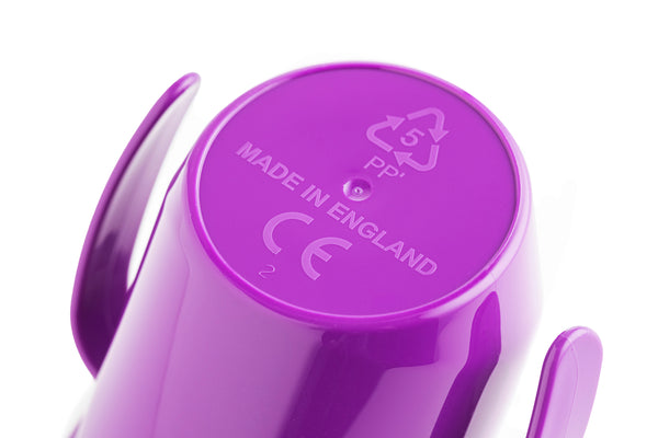 Doidy Cup violett kaufen Bickiepegs Kunststoffbecher aus England mit ergonomischem Design