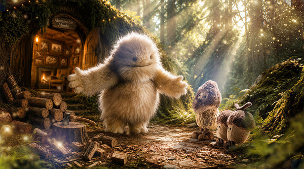 Kuscheltier – Plüsch-Yeti Fröhlicher Erdnuss – 15 cm