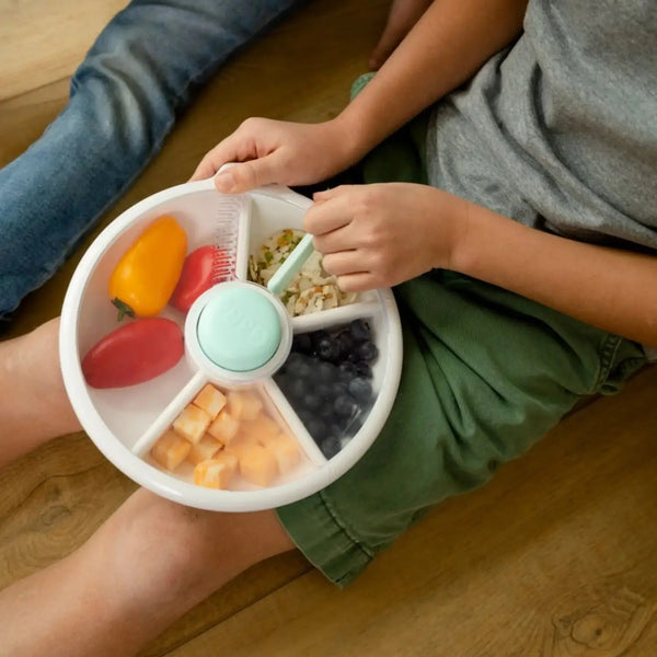 Großer Snackbehälter Snack Spinner- Mint Green
