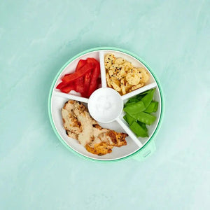 Großer Snackbehälter Snack Spinner- Mint Green