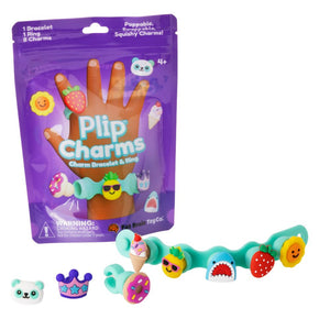 Schmuckset Plip Charms – Türkis von Fat Brain Toys mit Armband und bunten Charms