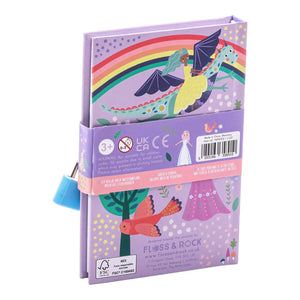 Floss&Rock Duftender Terminkalender für Kinder mit bunten Drachen und Regenbogenmotiven