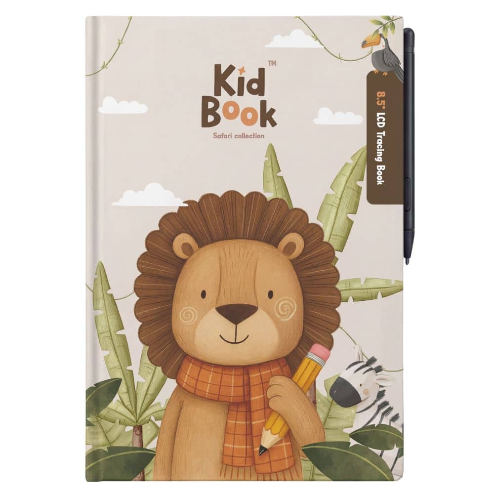 KidLupe Znikopis mit Löwenmotiv, ideal als Grafiktablett für Kinder zum kreativen Zeichnen