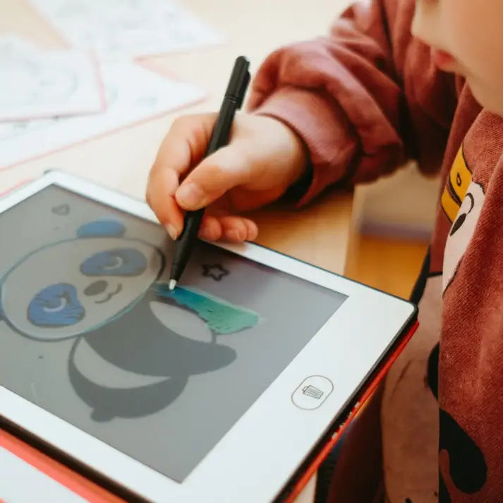 Grafiktablett Kidydraw Mini – Kawai mit bunten Zeichnungen und auswechselbaren Vorlagen