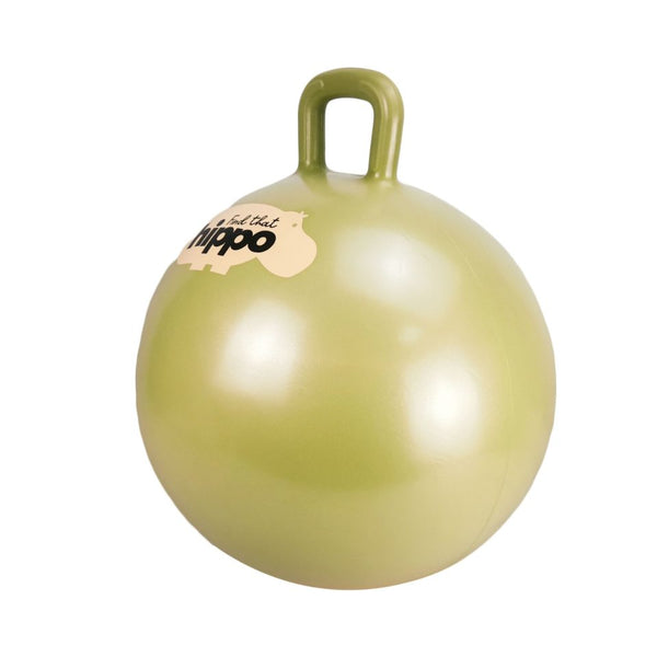 Grüner Hüpfball Grün mit Griff von Find that Hippo für Kinder zum Springen und Balancieren