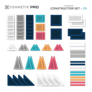 Magnetklötze – PRO Constructor Set 70 Teile