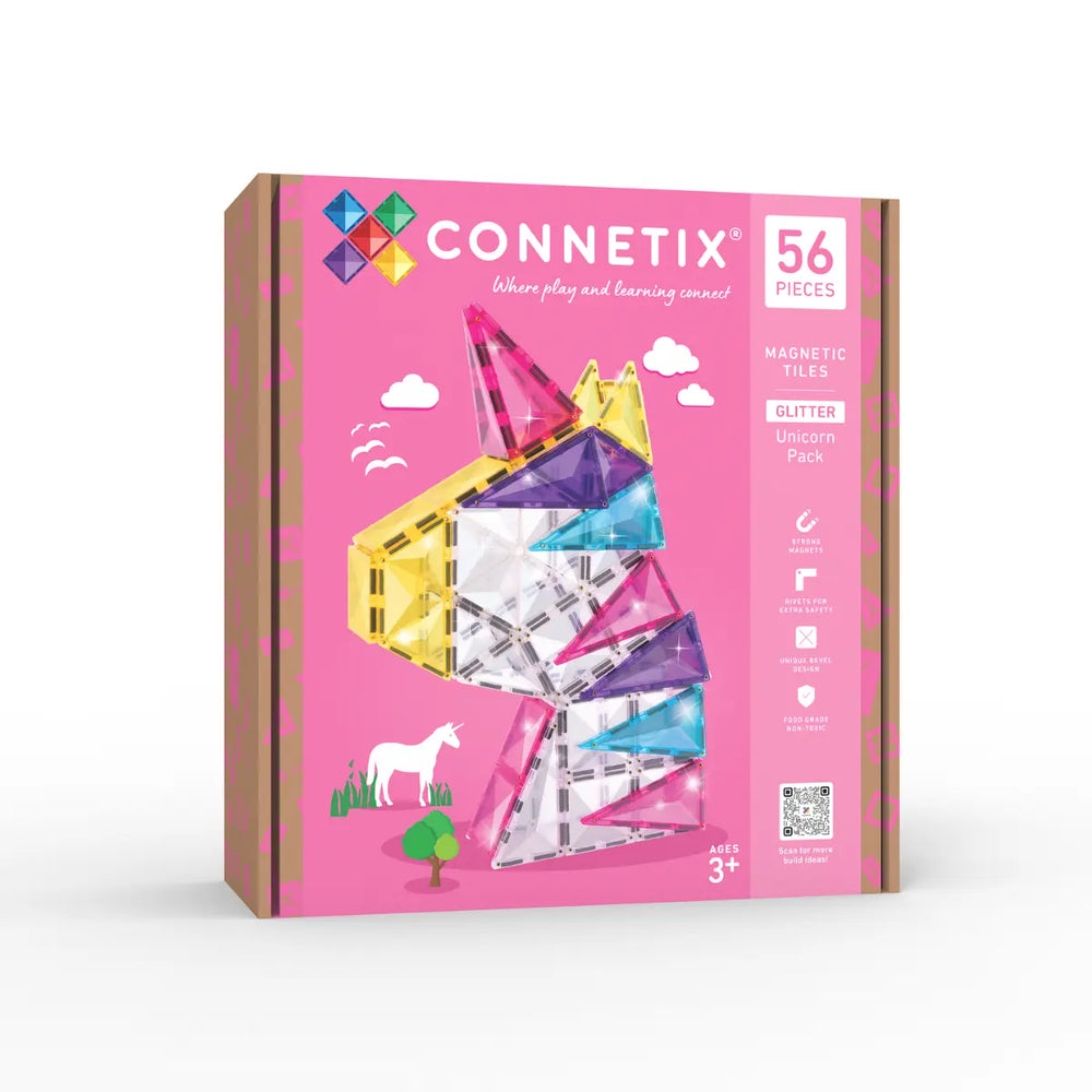 Magnetklötze – Glitter Unicorn Pack 56 Teile